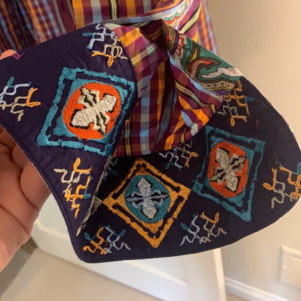 Robert graham long sleeved decorative shirt - Picture 4 of 7